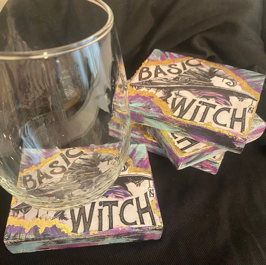 Basic Witch Coaster Set