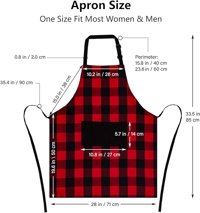 Buffalo Check Apron